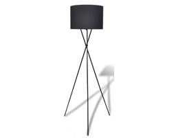 vidaXL Lampa podłogowa Nietypowy stelaż Czarna