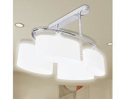 vidaXL Nowoczesna lampa sufitowa, elipsa żarówki 4xE14