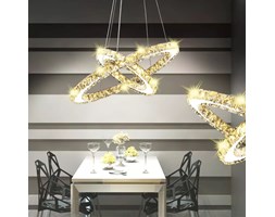vidaXL Lampa wisząca LED w kształcie podwójnego pierścienia, 23,6 W