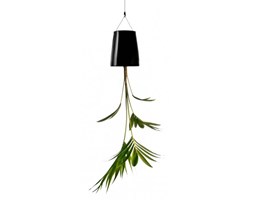 Ceramiczna Doniczka Wisząca Sky Planter Średnia Czarna