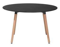Stół do kuchni czarny- 120 cm - stół do jadalni lub salonu - BOVIO