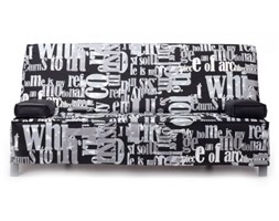 Sofa rozkładana Funky czarno-biała I