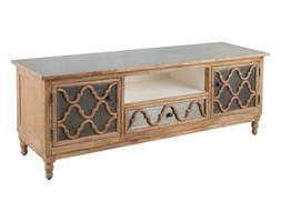 Dekoria Szafka RTV Cashile 160x50x60cm natural, metal, 160 × 50 × 60 cm