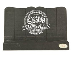 Dekoria Stojak Cosy Home na książkę kucharską czarny, 30 × 5,5 × 20 cm