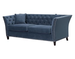Dekoria Sofa Chesterfield Modern Velvet Midnight 3-os., 225 × 87 × 82 cm