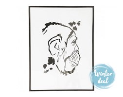 Dekoracja ścienna Monkey Face 50x38cm