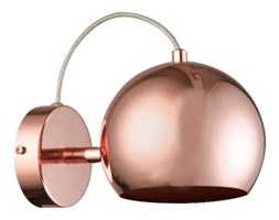 Kinkiet LAMPA ścienna RAME LP-2014/1W Light Prestige metalowa OPRAWA kula ball gino miedziana