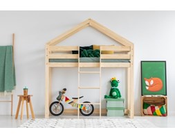 DMPA 90x190cm Łóżko piętrowe dziecięce domek Mila ADEKO