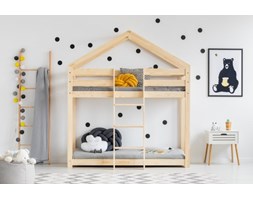 DMP 90x190cm Łóżko piętrowe dziecięce domek Mila ADEKO