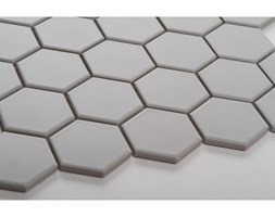 Hexagon duży, jasno szary, matowy