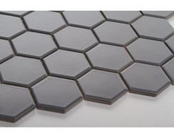 Hexagon duży, ciemno szary, matowy