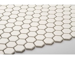 Hexagon mały, light cream, mat