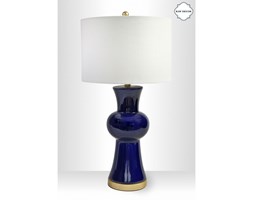 Lampa stołowa, ceramiczna - SHELTON COBALT