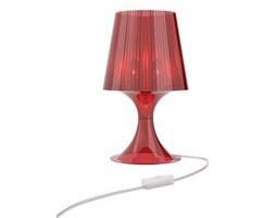 Lampka stołowa czerwona Smart