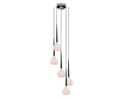 Lampa wisząca Lorens kaskada x5