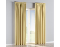 Dekoria Zasłona zaciemniająca na taśmie 1 szt., żółty, 1szt 140 × 260 cm, Blackout - zaciemniające