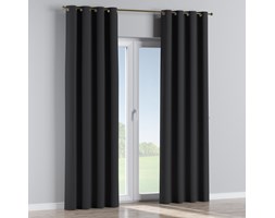 Dekoria Zasłona zaciemniająca na kółkach 1 szt., czarny, 1szt 140 × 260 cm, Blackout - zaciemniające