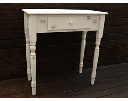 STOLIK STÓŁ DREWNIANY SZAFKA SZAFA SHABBY BIAŁY