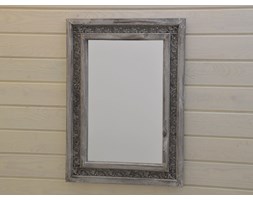 LUSTRO LUSTERKO SZARE PROSTOKĄT RETRO SHABBY CHIC