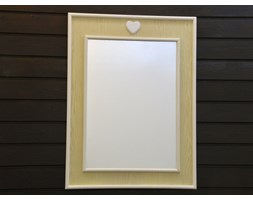 LUSTRO DREWNIANE ŚCIENNE RETRO SHABBY CHIC