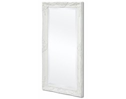 vidaXL Lustro ścienne w stylu barokowym, 100x50 cm, białe