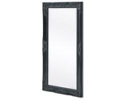 vidaXL Lustro ścienne w stylu barokowym 100x50 cm, czarne