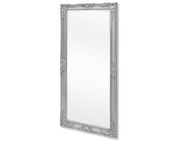 vidaXL Lustro ścienne w stylu barokowym, 120x60 cm, srebrne