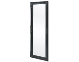 vidaXL Lustro ścienne w stylu barokowym, 140x50 cm, czarne