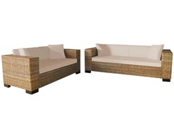 vidaXL Zestaw kanap ogrodowych 2+3, rattan