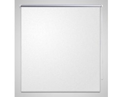 vidaXL Roleta okienna zaciemniająca biała 140 x 175 cm