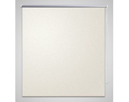 vidaXL Roleta przeciwsłoneczna 140 x 230 cm kremowo biała