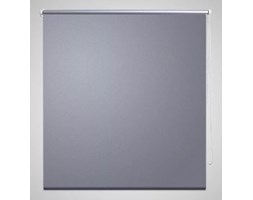 vidaXL Roleta opuszczana szara 140 x 230 cm