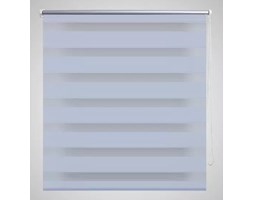 vidaXL Roleta Zebra 120 x 175 cm Biała