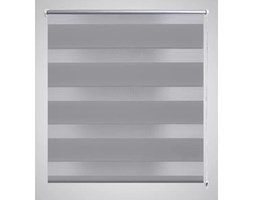 vidaXL Roleta Zebra 140 x 175 cm Szara