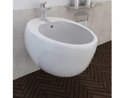 vidaXL Bidet wiszący, ceramika, biały