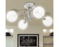 vidaXL Lampa sufitowa z drucianymi kloszami na 4 żarówki G9