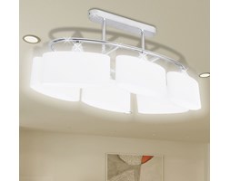 vidaXL Nowoczesna lampa sufitowa, elipsa żarówki 6xE14