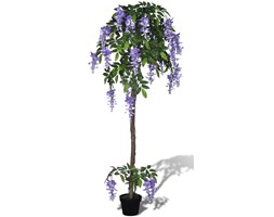 vidaXL Sztuczna wisteria w doniczce 160 cm