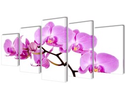 vidaXL Zestaw obrazów Canvas 200 x 100 cm Orchidea