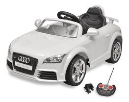 vidaXL Audi TT RS Samochód dla dzieci z pilotem Biały