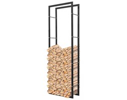 vidaXL Stojak na drewno opałowe, prostokątny, 150 cm