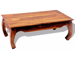 vidaXL Stolik kawowy z litego drewna sheesham, wysokość 40 cm