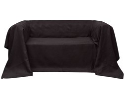 vidaXL Pokrowiec/Narzuta na kanapę micro zamsz brąz 270 x 350 cm