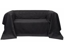 vidaXL Pokrowiec/Narzuta na kanapę micro zamsz antracyt 210 x 280 cm