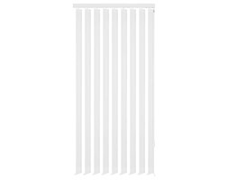 vidaXL Żaluzje pionowe z białego materiału 150x250 cm