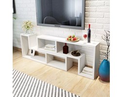 vidaXL Szafki pod TV w kształcie L białe 2 szt.