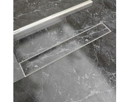 vidaXL Odpływ/Spust przysznicowy liniowy 730x140 mm, stal nierdzewna
