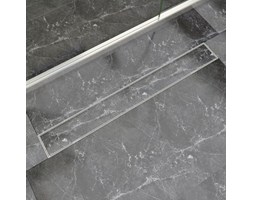 vidaXL Odpływ/Spust przysznicowy liniowy 930x140 mm, stal nierdzewna