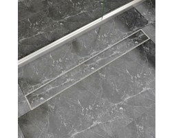 vidaXL Odpływ/Spust liniowy przysznicowy 1030x140 mm, stal nierdzewna
