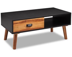 vidaXL Stolik kawowy, lite drewno akacjowe, 90x50x40 cm